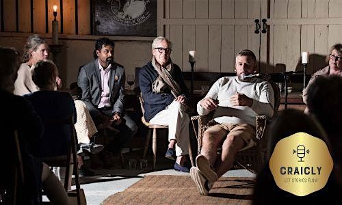 CRAICLY STORIES & Bewley's - Irish Slang Stories in the James Joyce Room