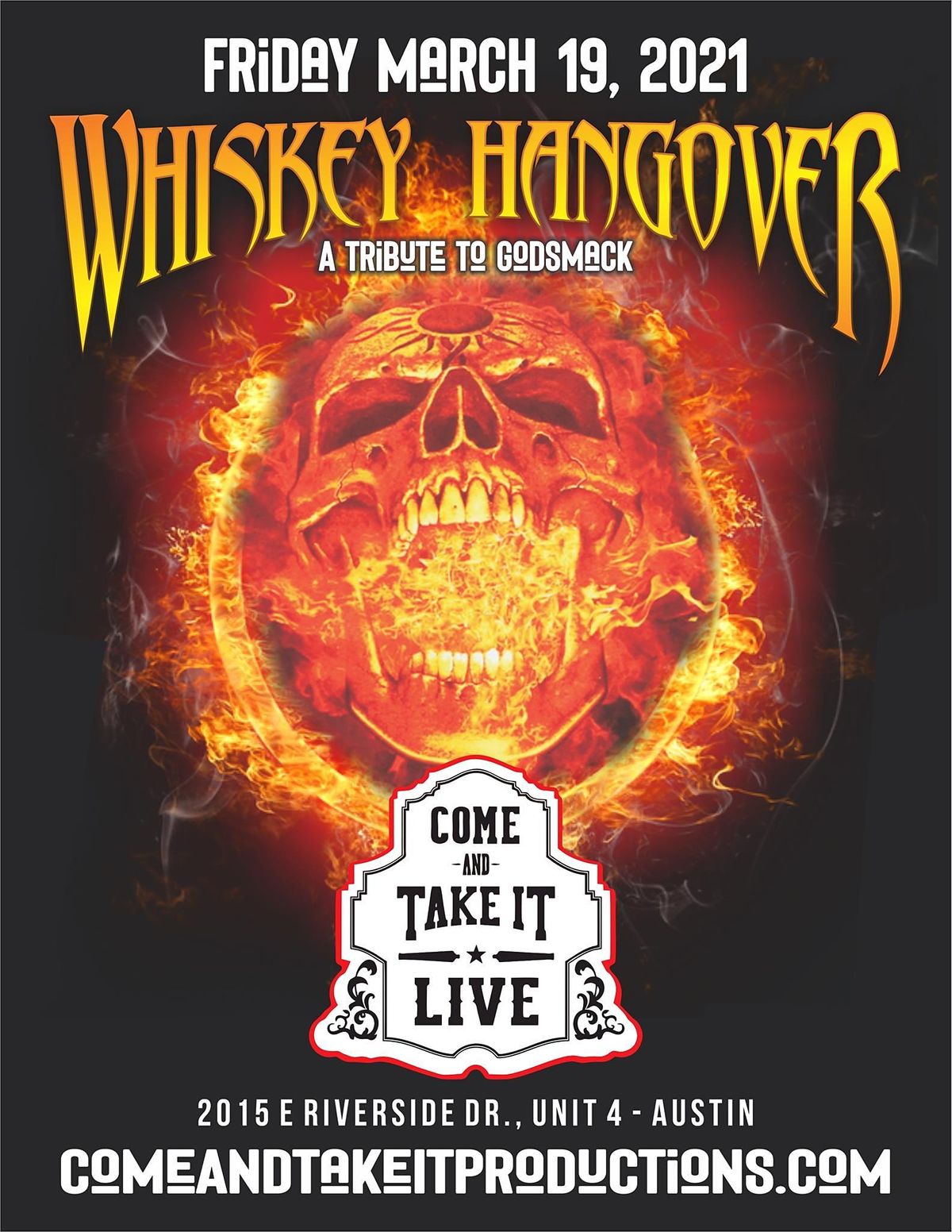 WHISKEY HANGOVER (Godsmack Tribute)