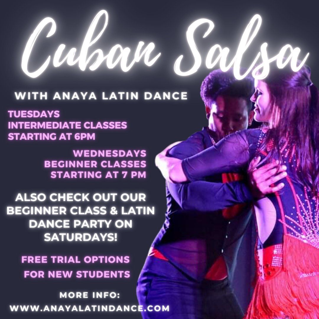 Beginner Cuban Salsa Classes