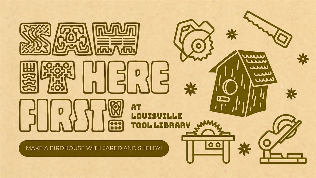 SAW IT HERE FIRST! With Jared and Shelby at Louisville Tool Library