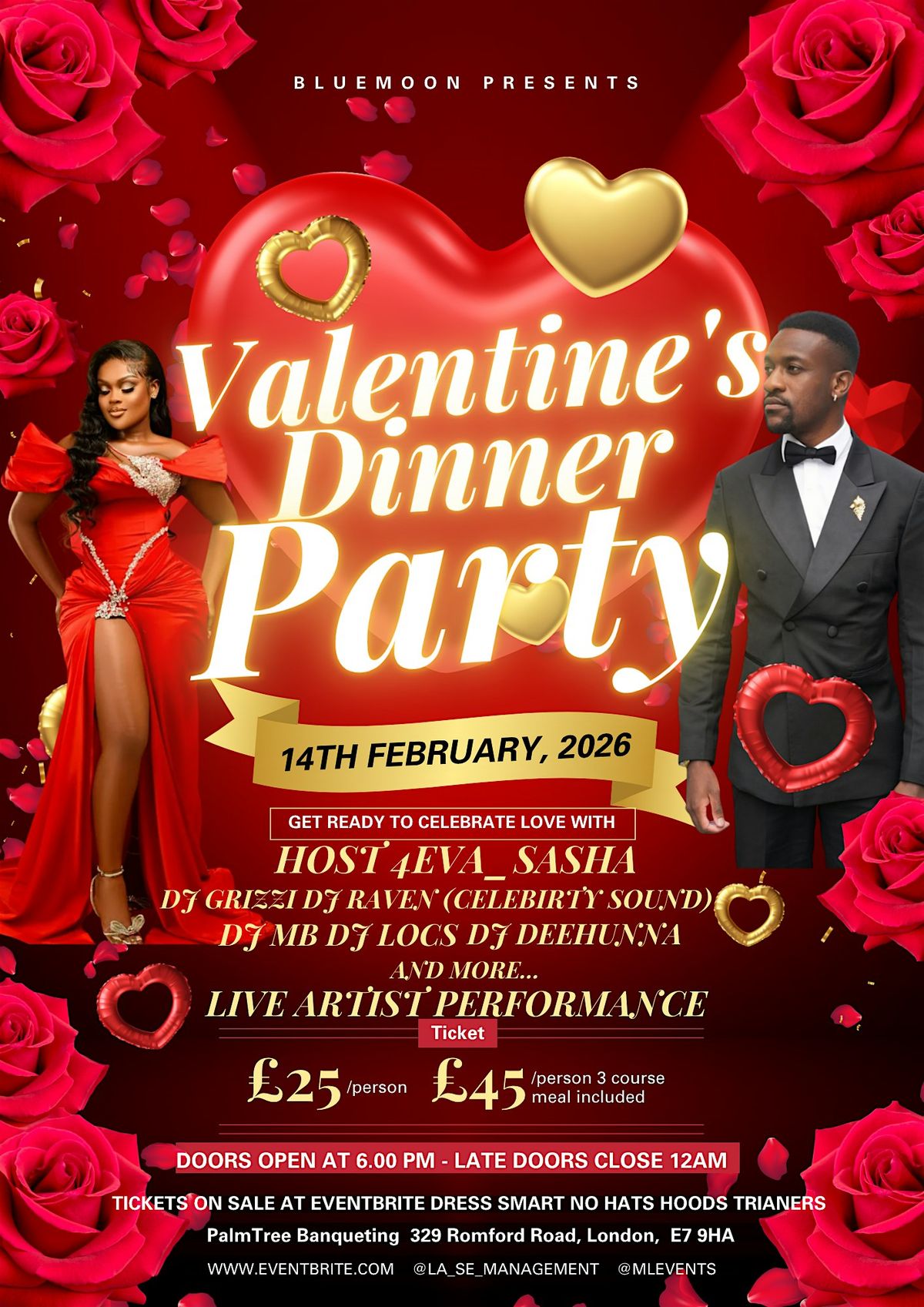 BLUEMOON VALENTINE DINNER PARTY