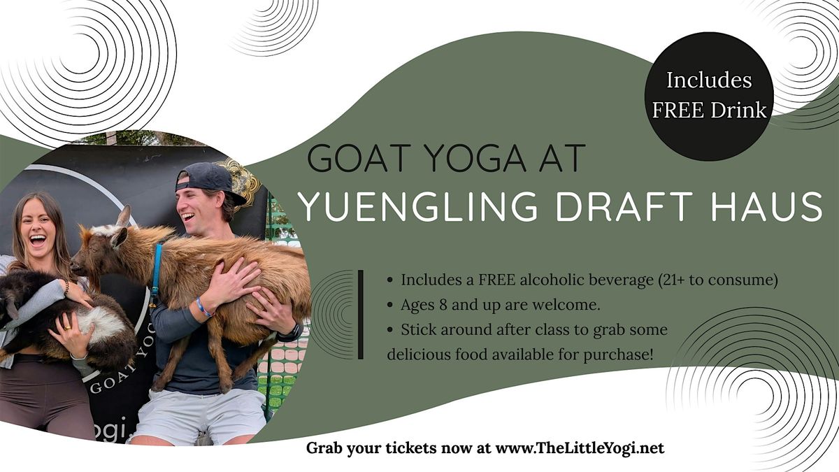 Goat Yoga at Yuengling Draft Haus