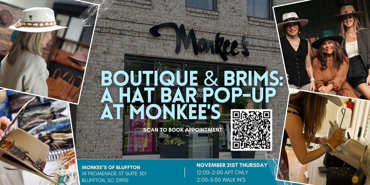 Boutique & Brims: A Hat Bar Pop-Up at Monkee's