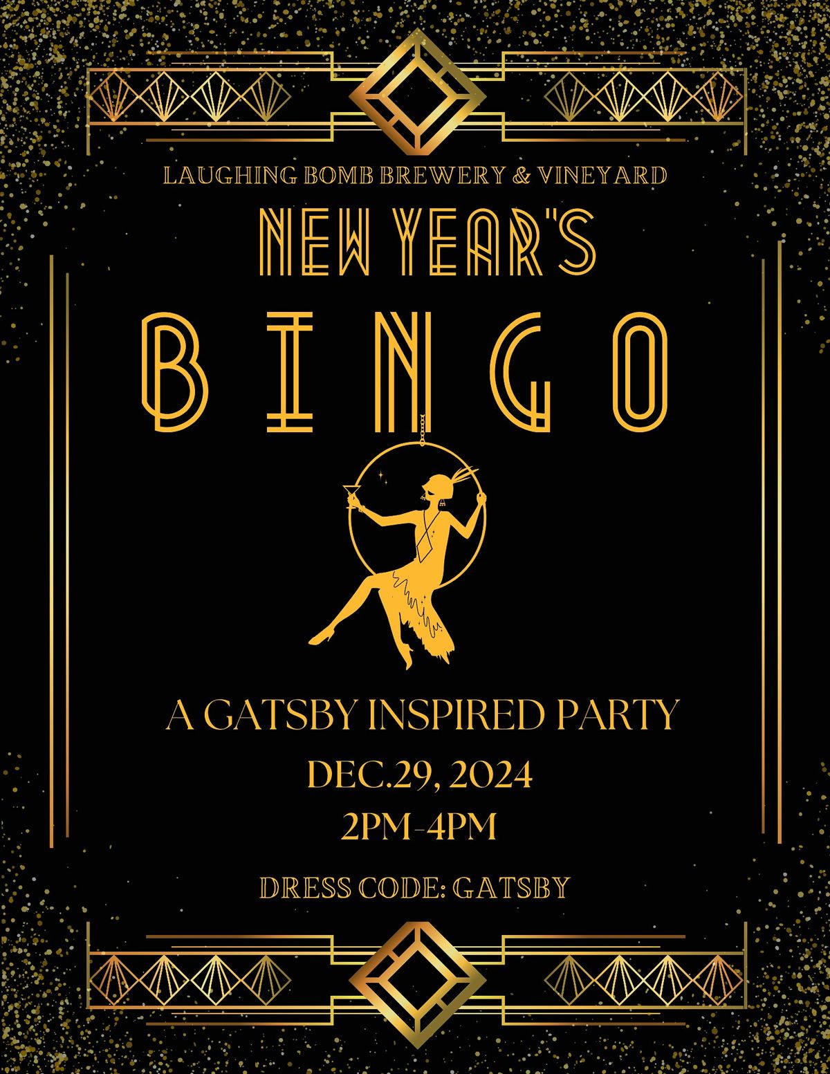 A Gatsby's New Years  Bingo Party