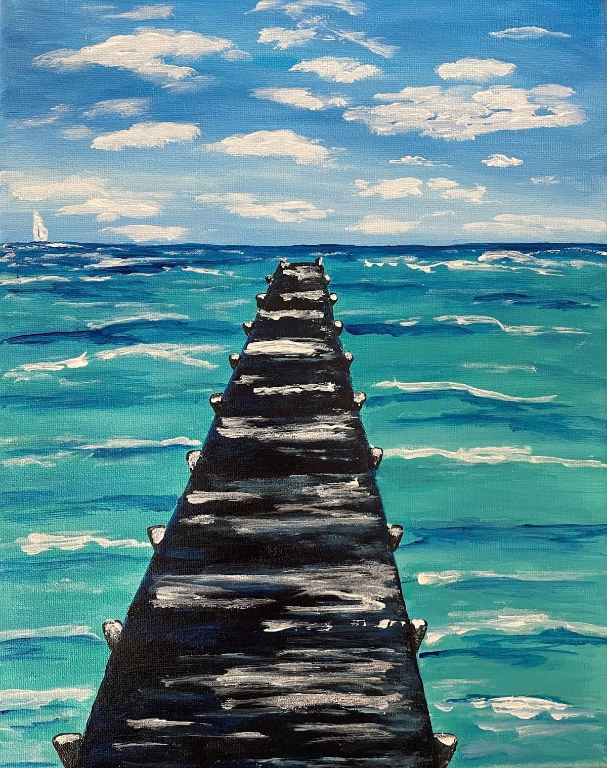  "Sittin' at the dock of the Bay" Paint Night
