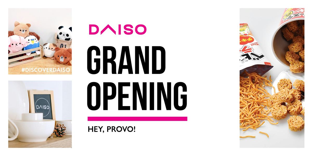 Daiso Grand Opening - 8\/2 & 8\/3