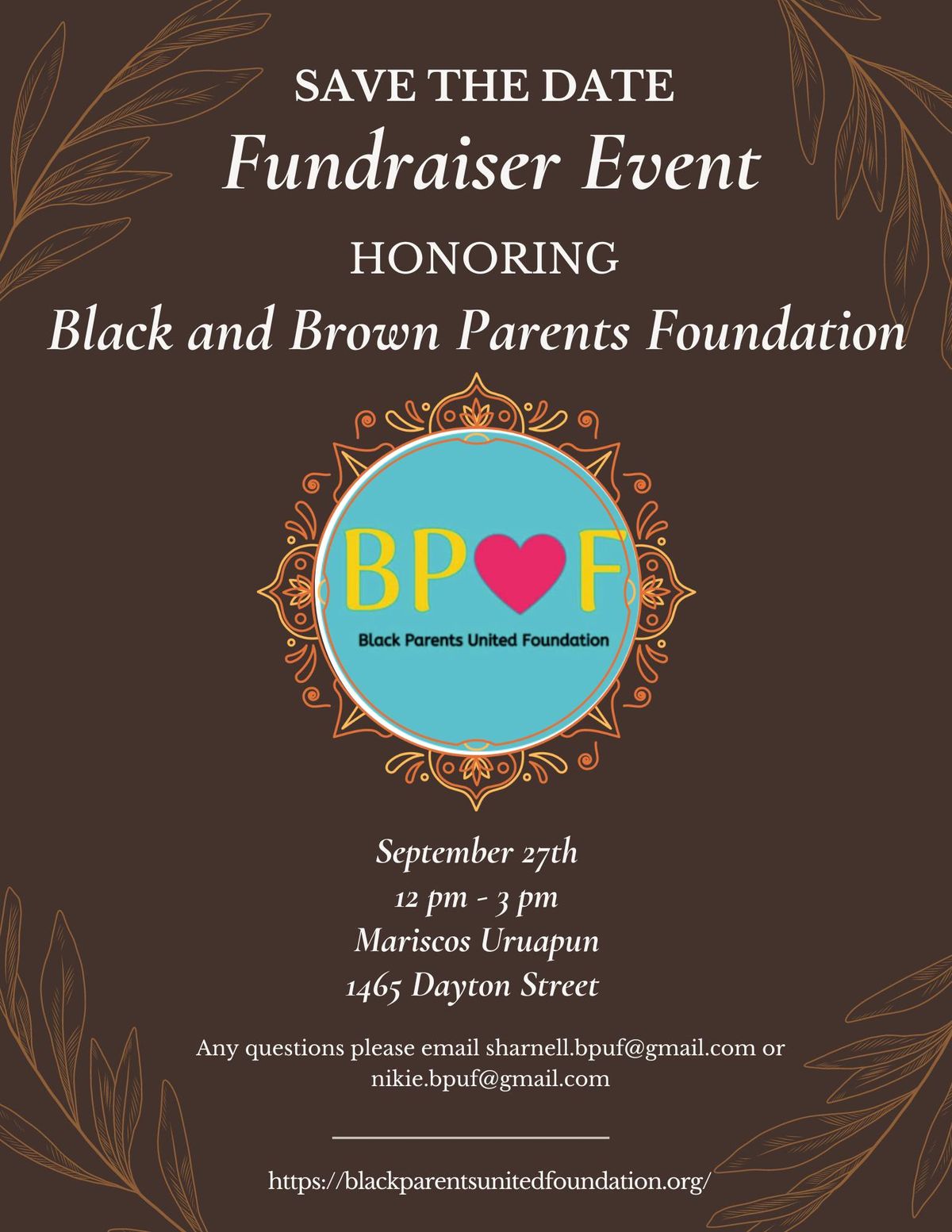 BPUF Fundraiser Luncheon - TICKET ADMISSION BELOW: Spend Your Friday Afternoon w\/Us