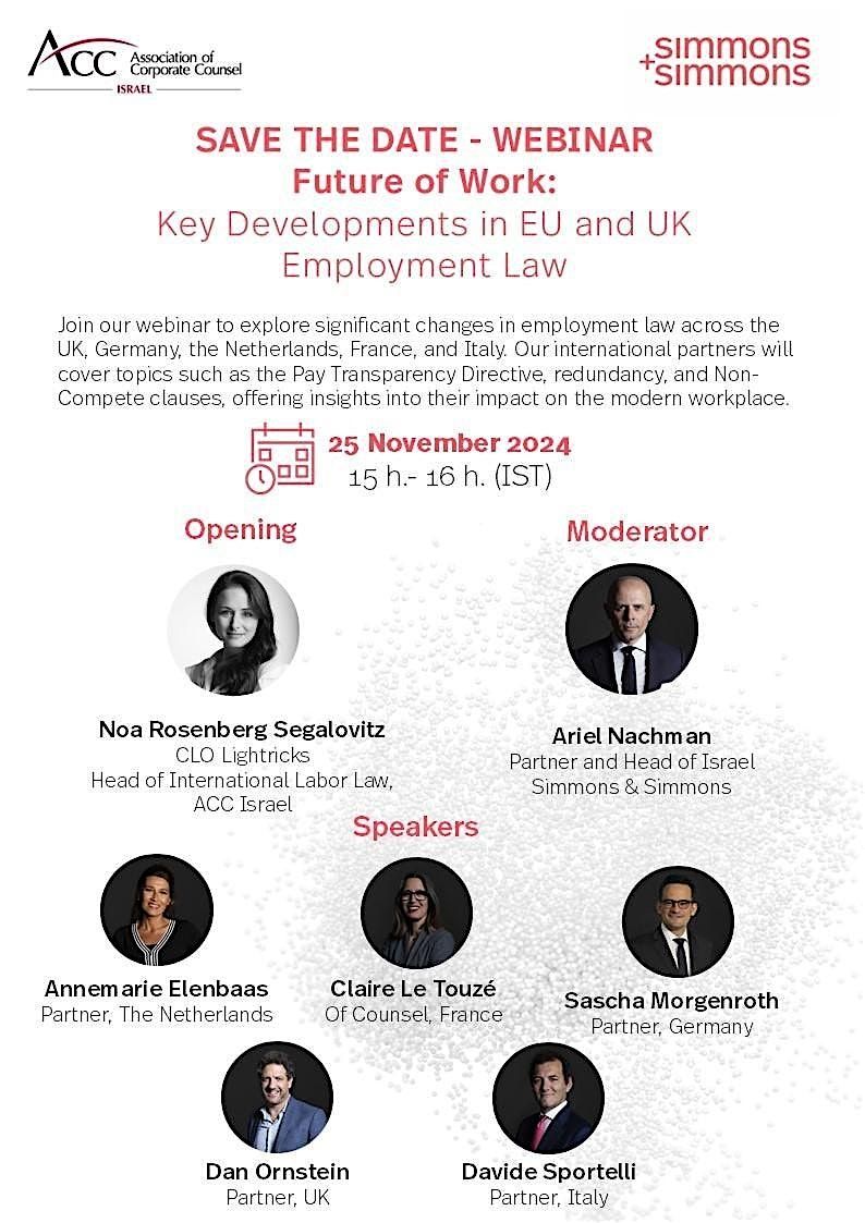 Future of Work: Key Developments in EU and UK Employment Law