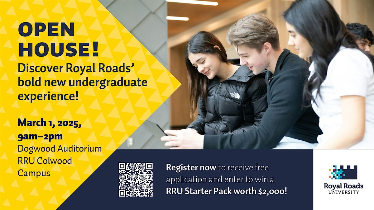 Royal Roads University Open House for Undergraduate Studies