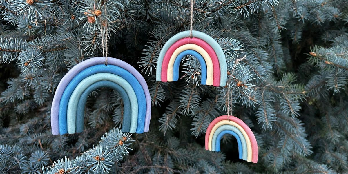 Kid + Adult Make-Along: Rainbow Ornaments