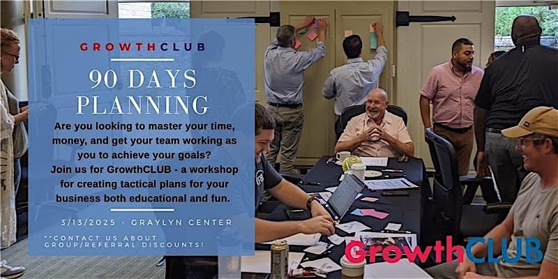 90-Day Business Planning Workshop - GrowthCLUB