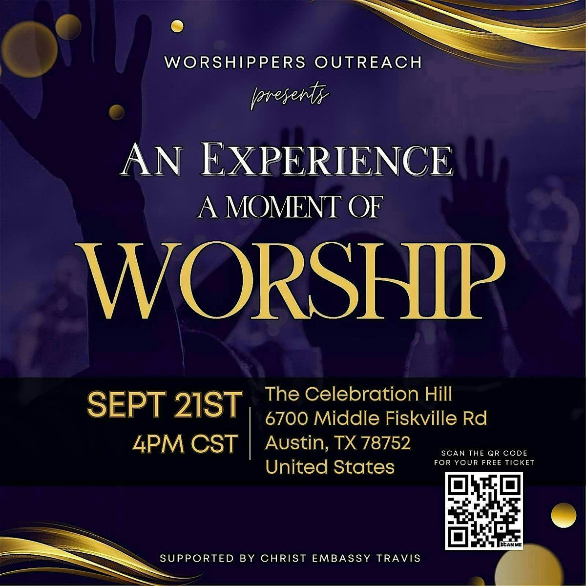 An Experience: A Moment of Worship