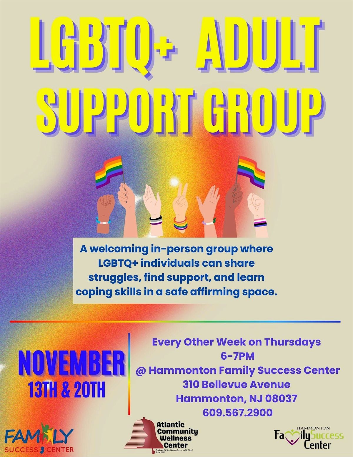 LGBTQ+ Groups November