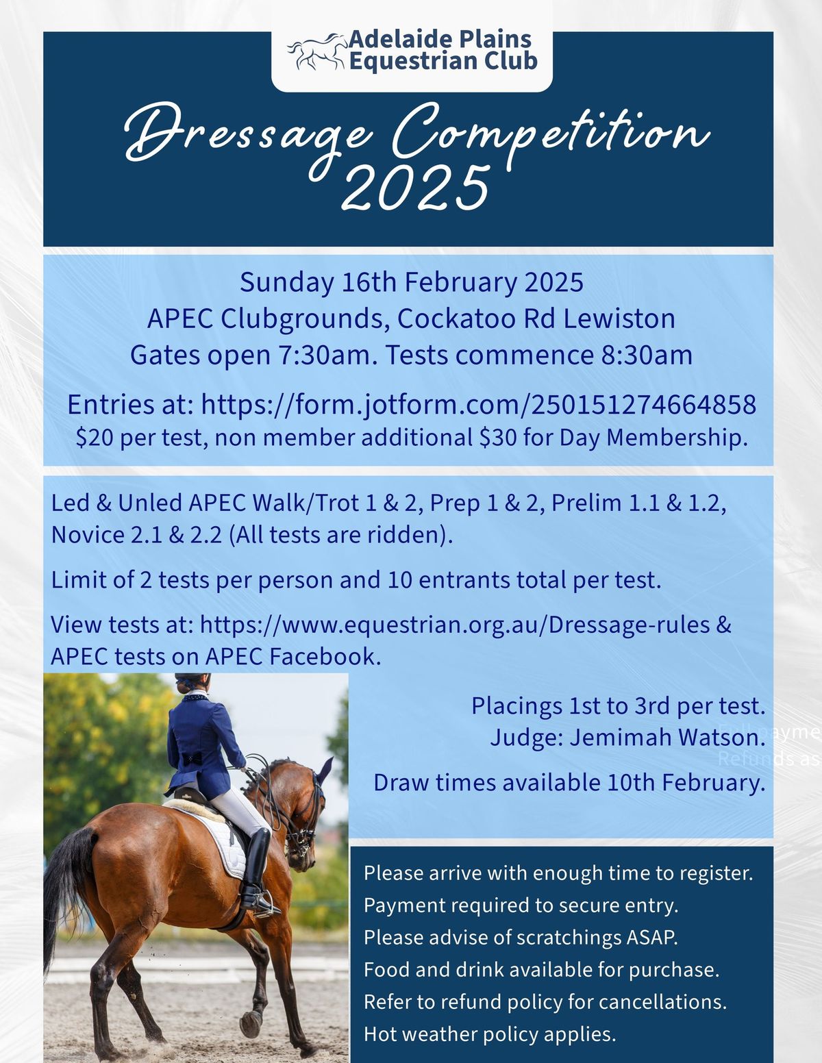 APEC Dressage Competition 