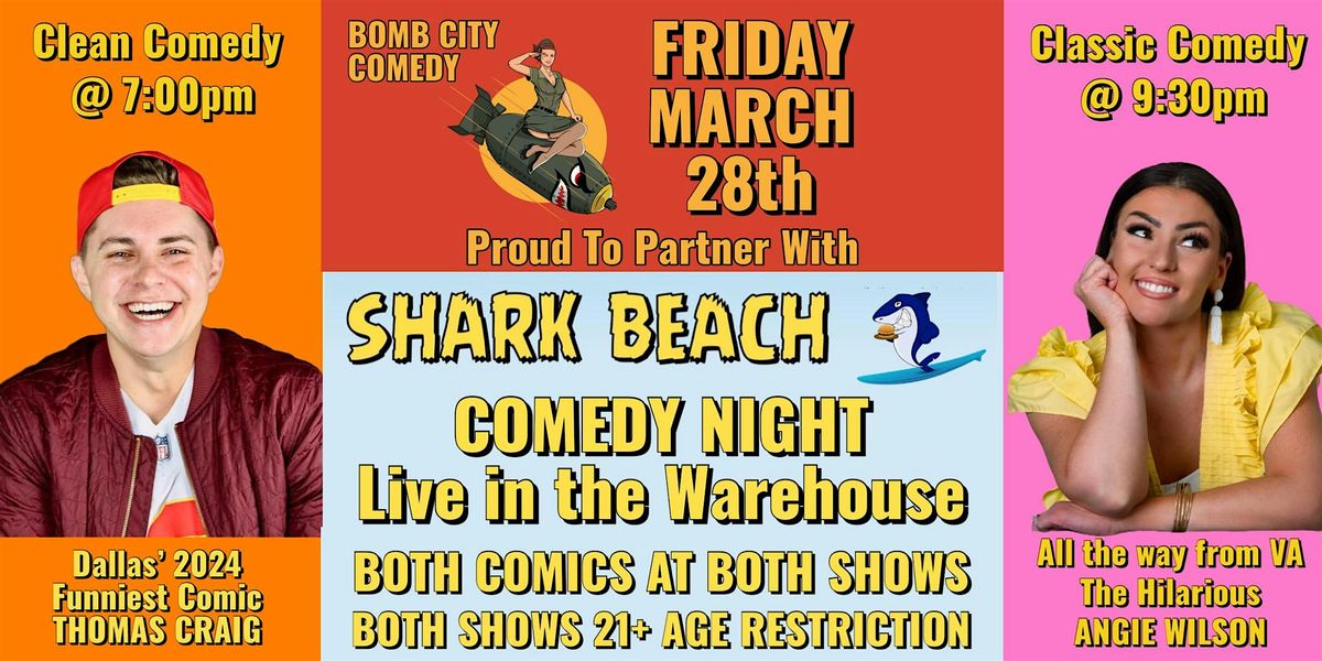 MARCH 28th Comedy Night at Shark Beach Amarillo