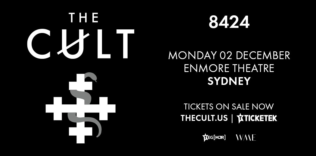 THE CULT \/\/ 8424 - 40th Anniversary Tour \/\/ Enmore Theatre, Sydney