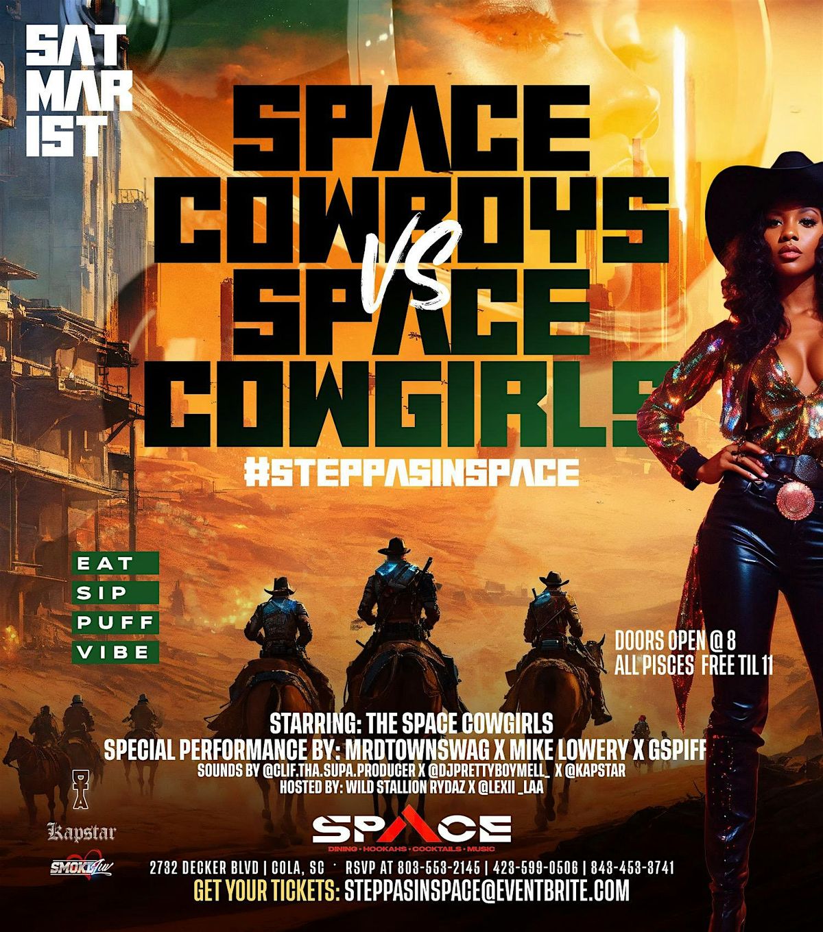 SPACE COWBOYS vs SPACE COWGIRLS