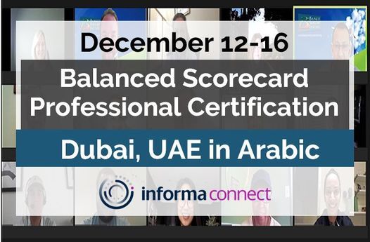 Balanced Scorecard Professional Certification - in Arabic