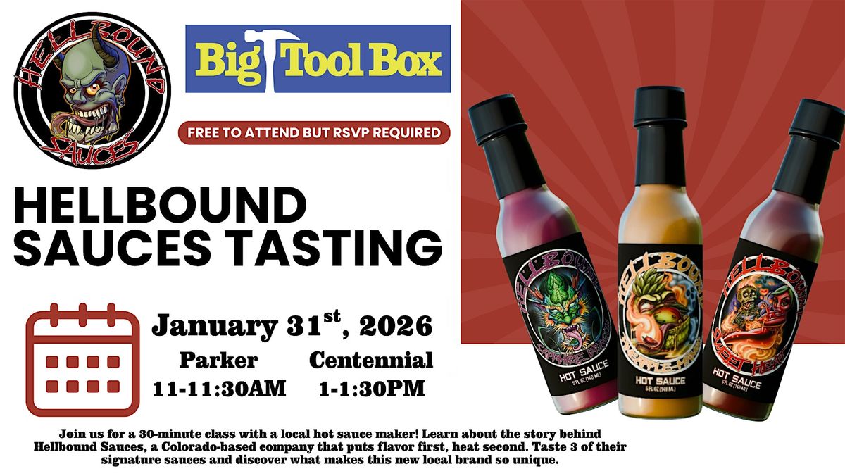 FREE  Hellbound Sauces Tasting Class