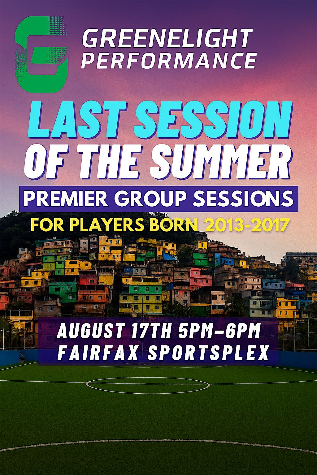 Greenelight Performance Premier Soccer Group Training  8\/17