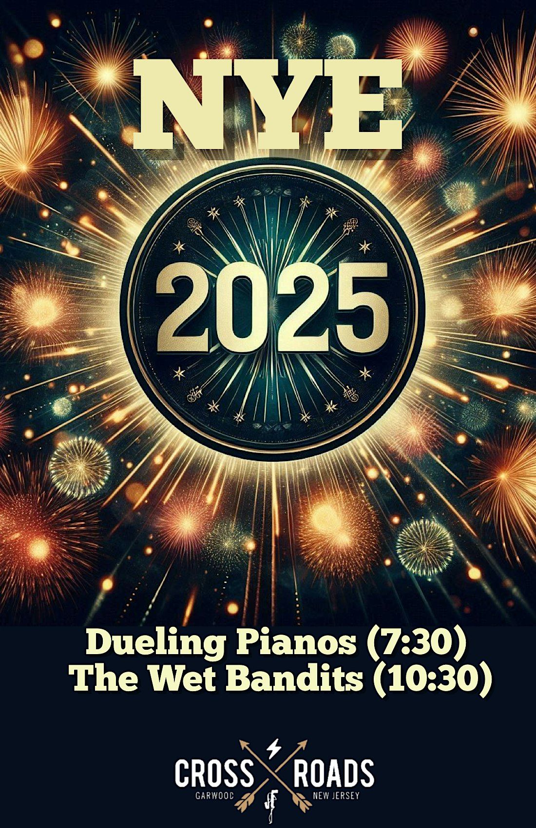 NYE w\/ Dueling Pianos & The Wet Bandits