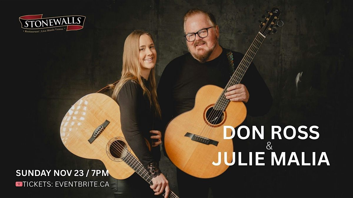 The Legendary Don Ross wspg Julie Malia