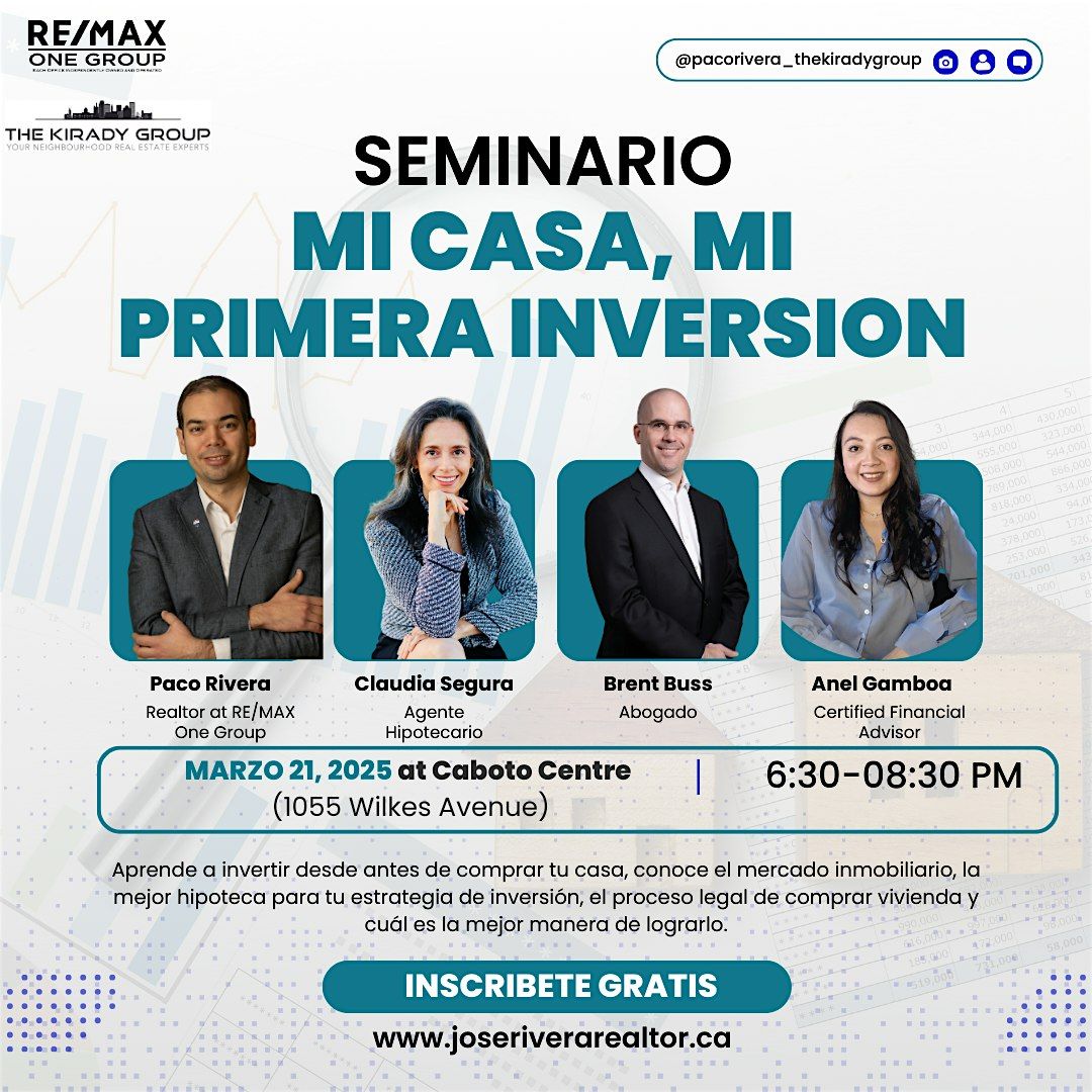 Seminario: Mi casa, mi primera inversi\u00f3n