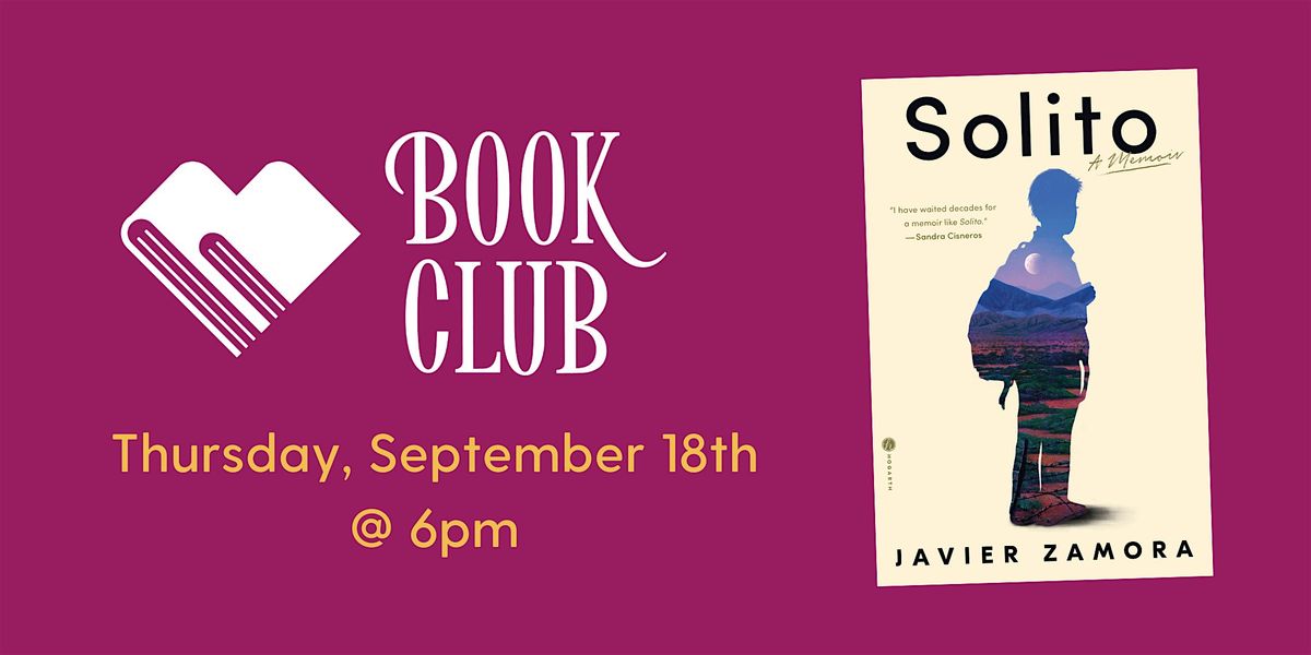 Bookery Book Club: Solito