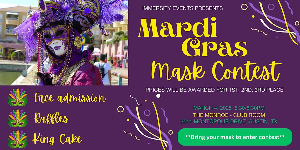 Mardi Gras Mask Contest