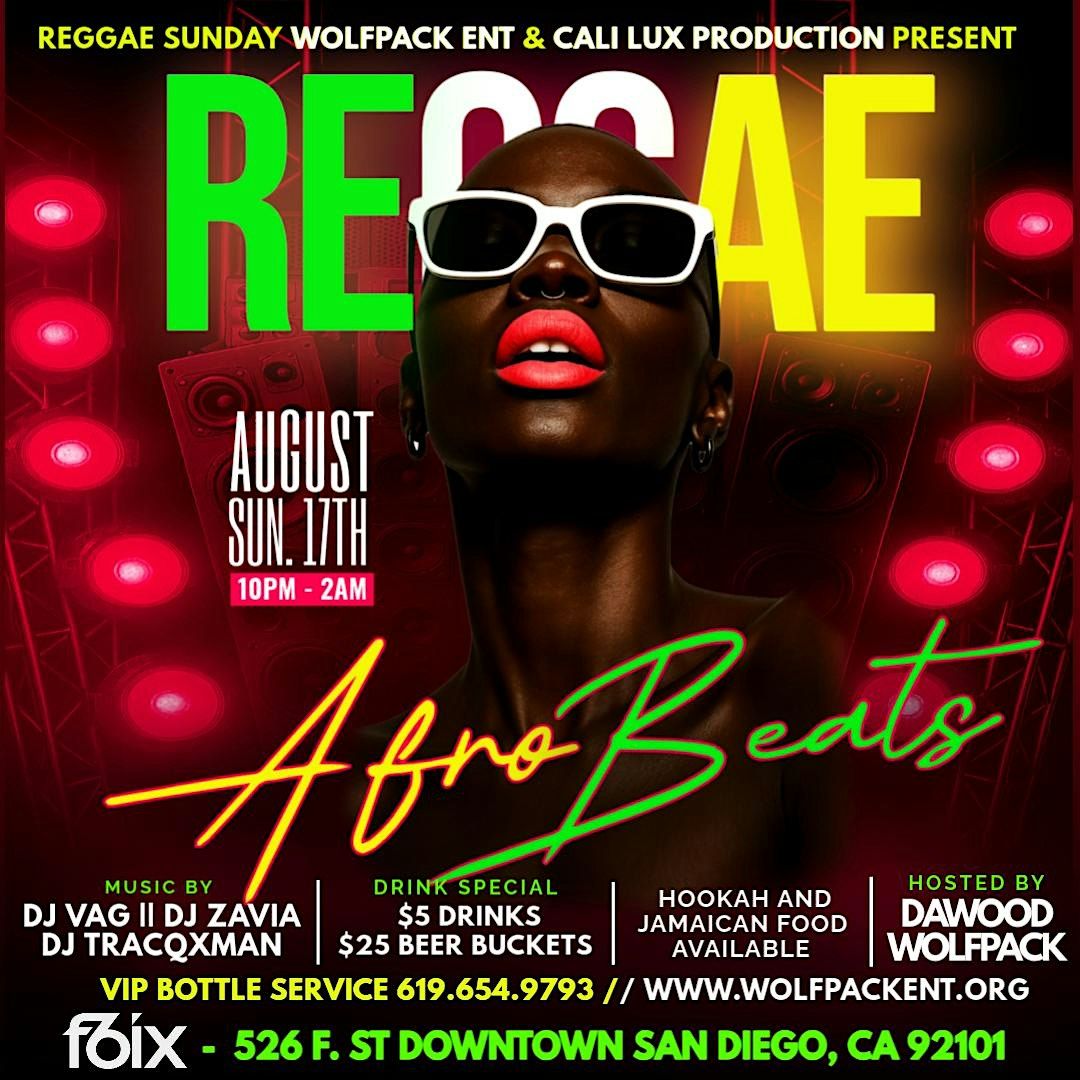 Reggae Meets Afrobeats Edition Reggae Sunday