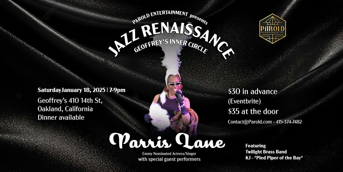 Parris Lane Jazz Renaissance