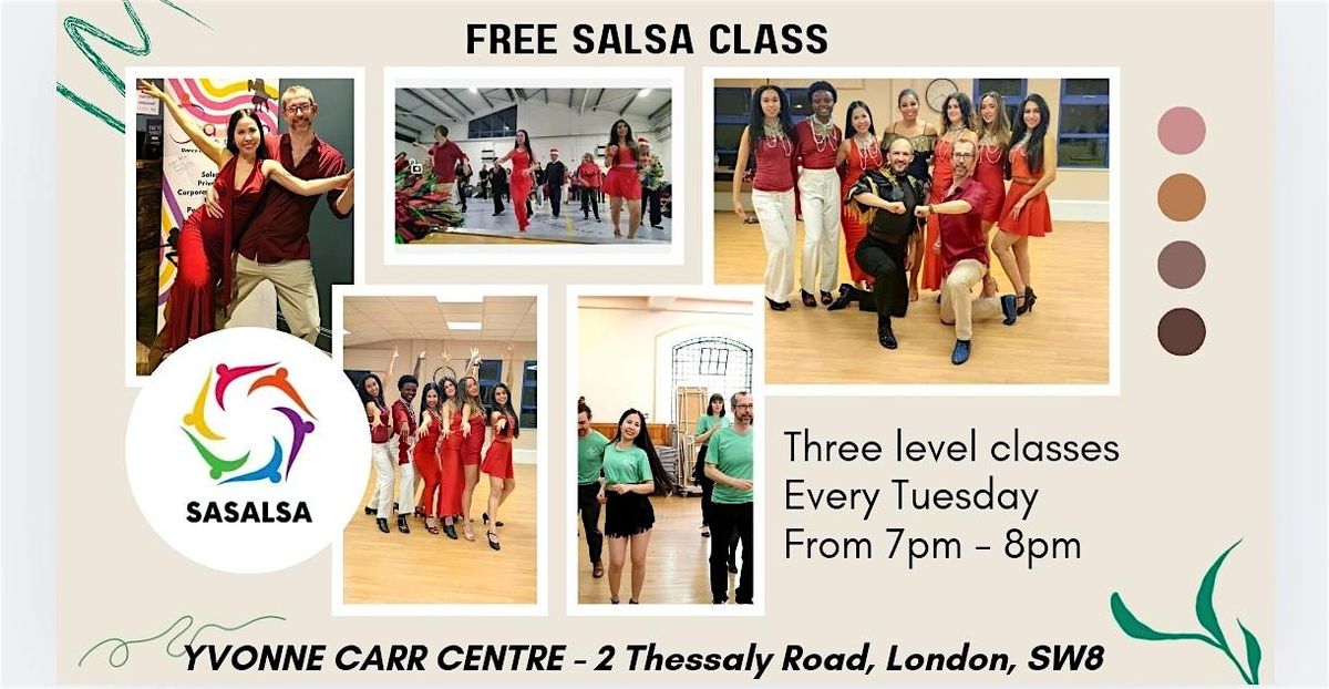London's Friendliest Salsa Classes & Social- Battersea and Nine Elms events