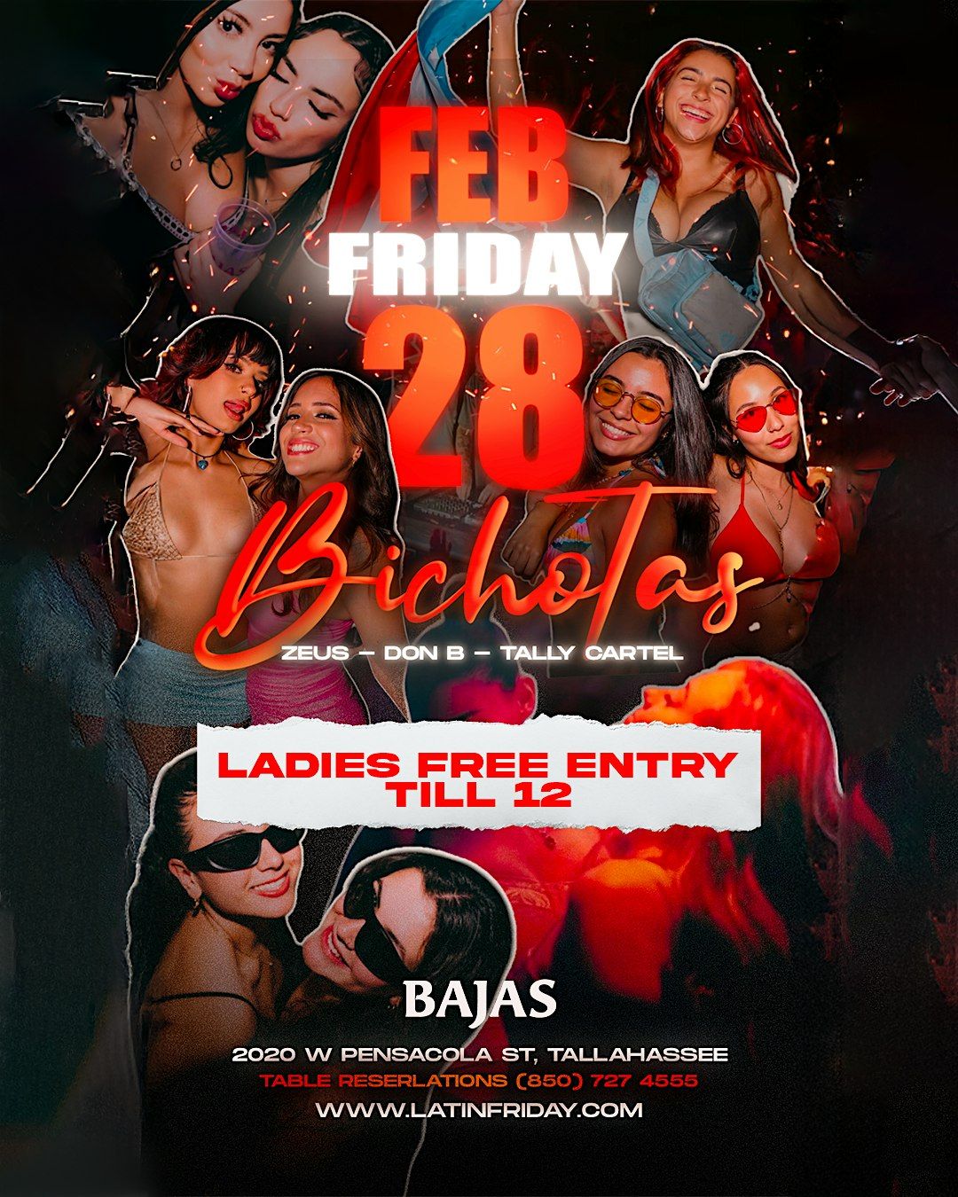 Bichotas - Latin Night | Ladies Free Entry