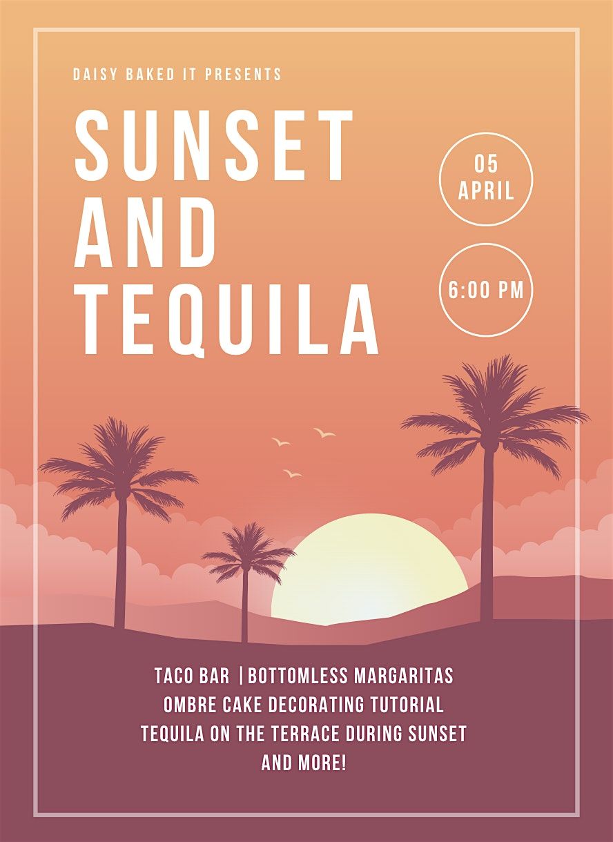 Sunset and Tequila: A Cake Decorating Experience