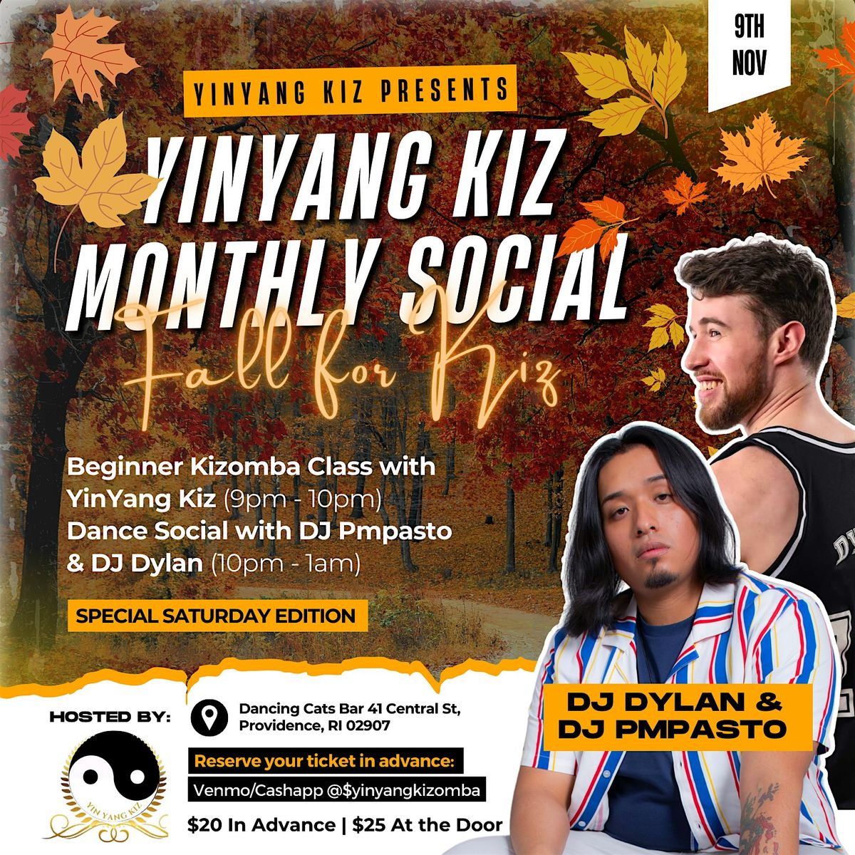 YinYang Kiz Monthly Social: "Fall for Kiz" Edition