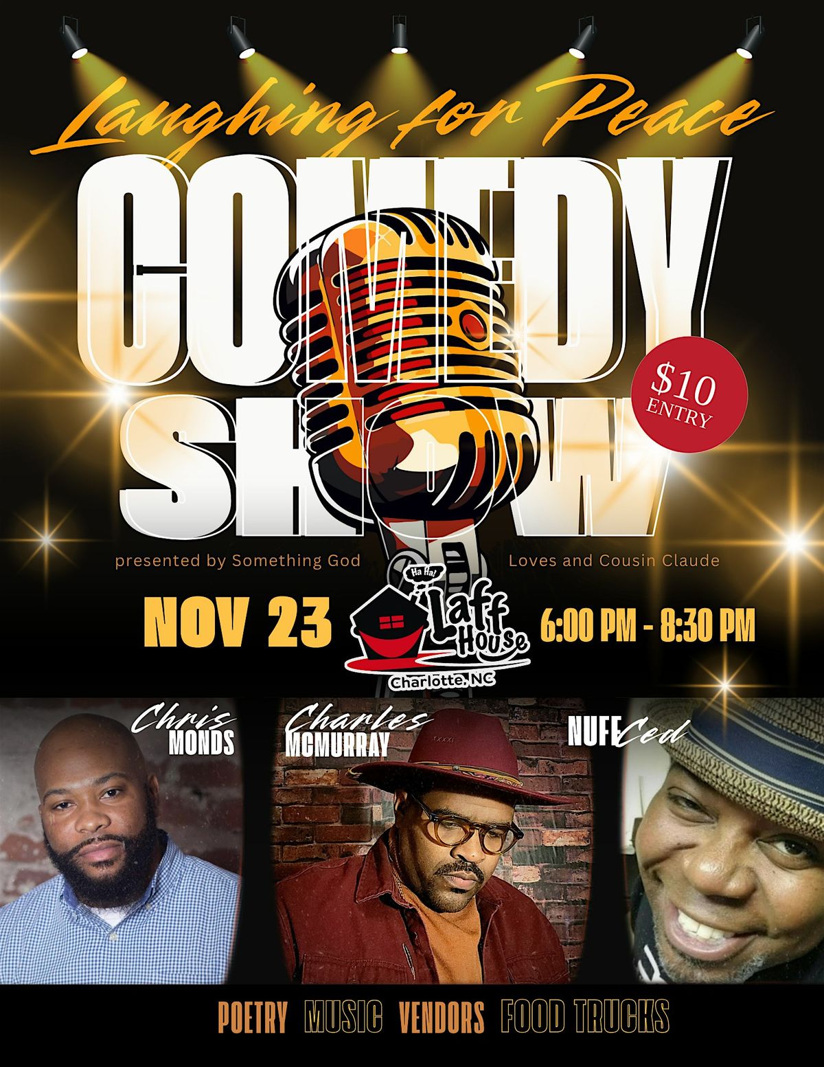 Something GOD Loves presents: Laughing For Peace Comedy Show