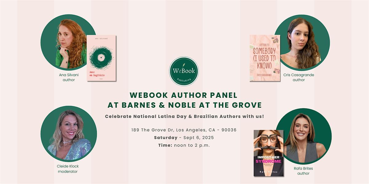 Join WeBook at B&N at The Grove to celebrate  National Latina Day in LA