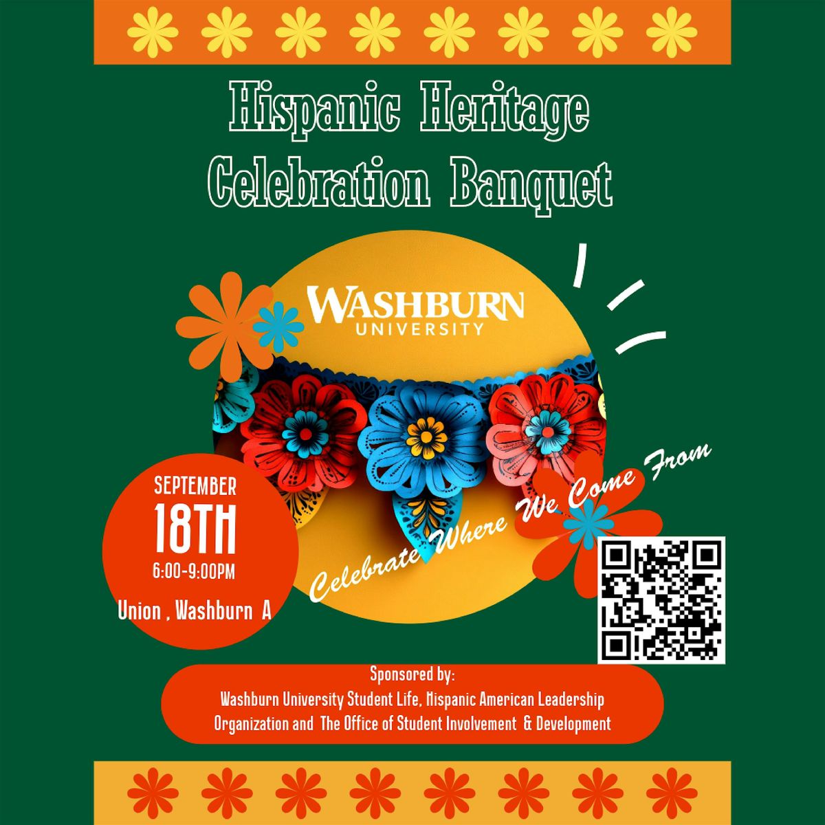 Washburn Hispanic Heritage Month Celebration Banquet