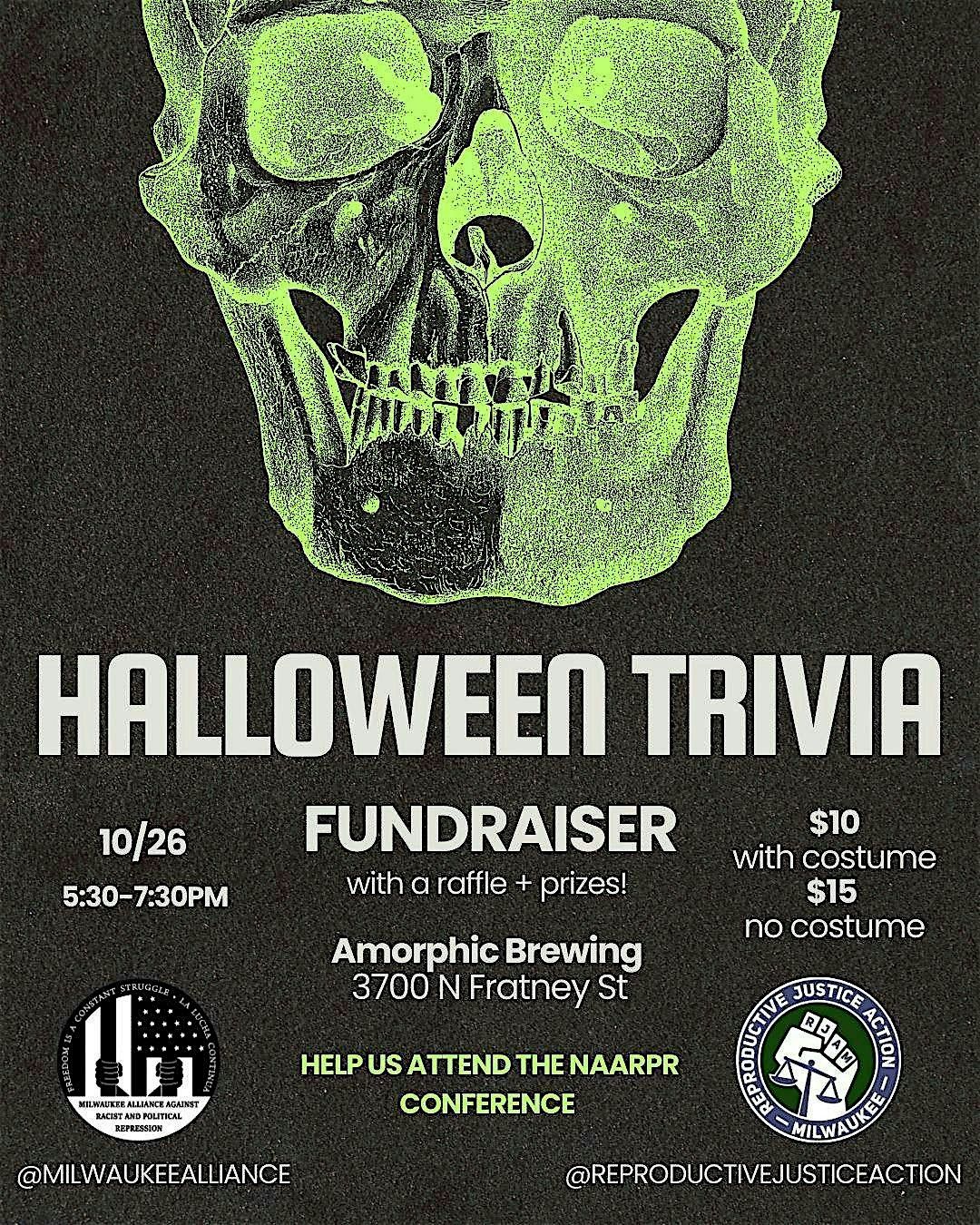 Halloween Trivia Fundraiser