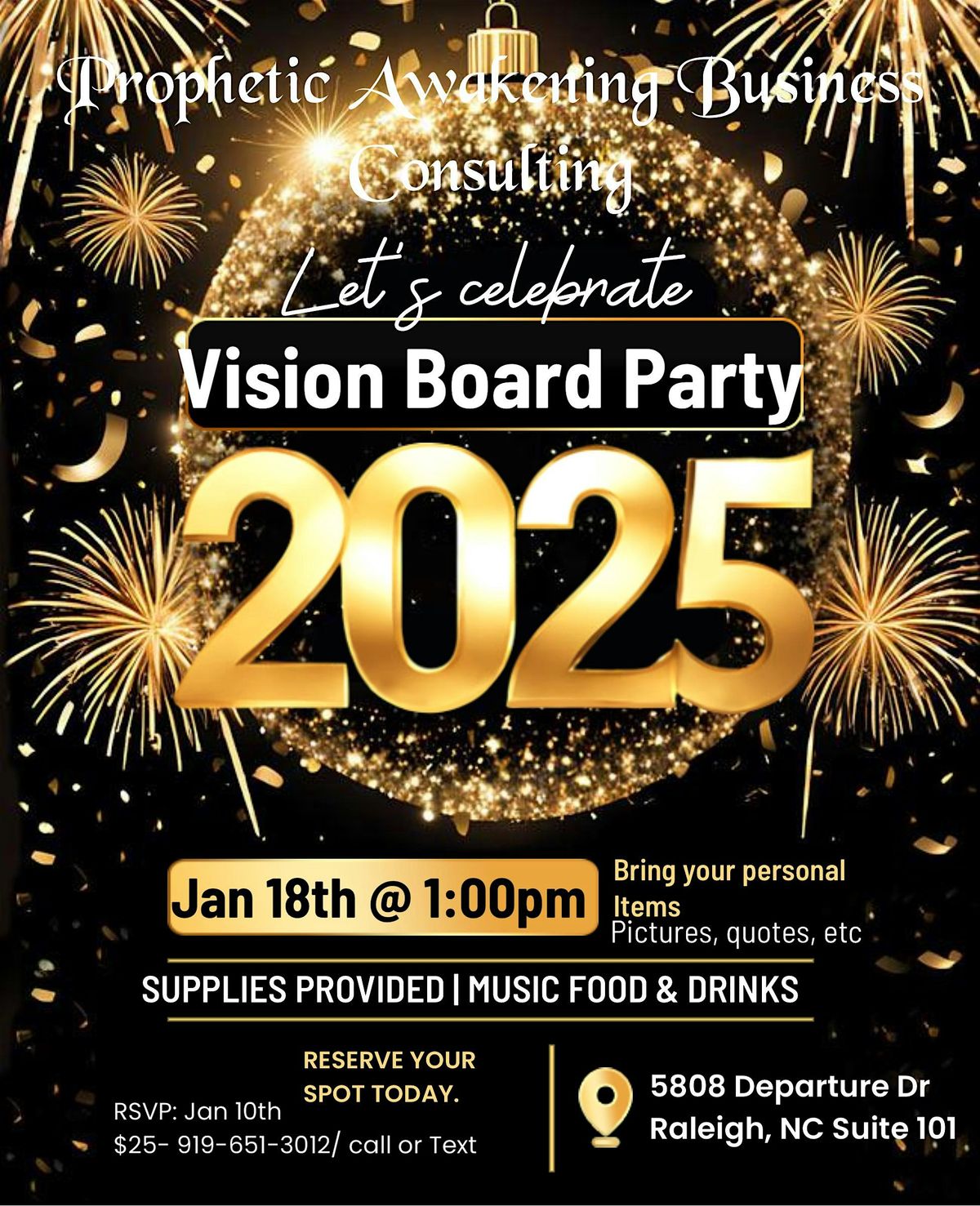 Vision Board Party 2025