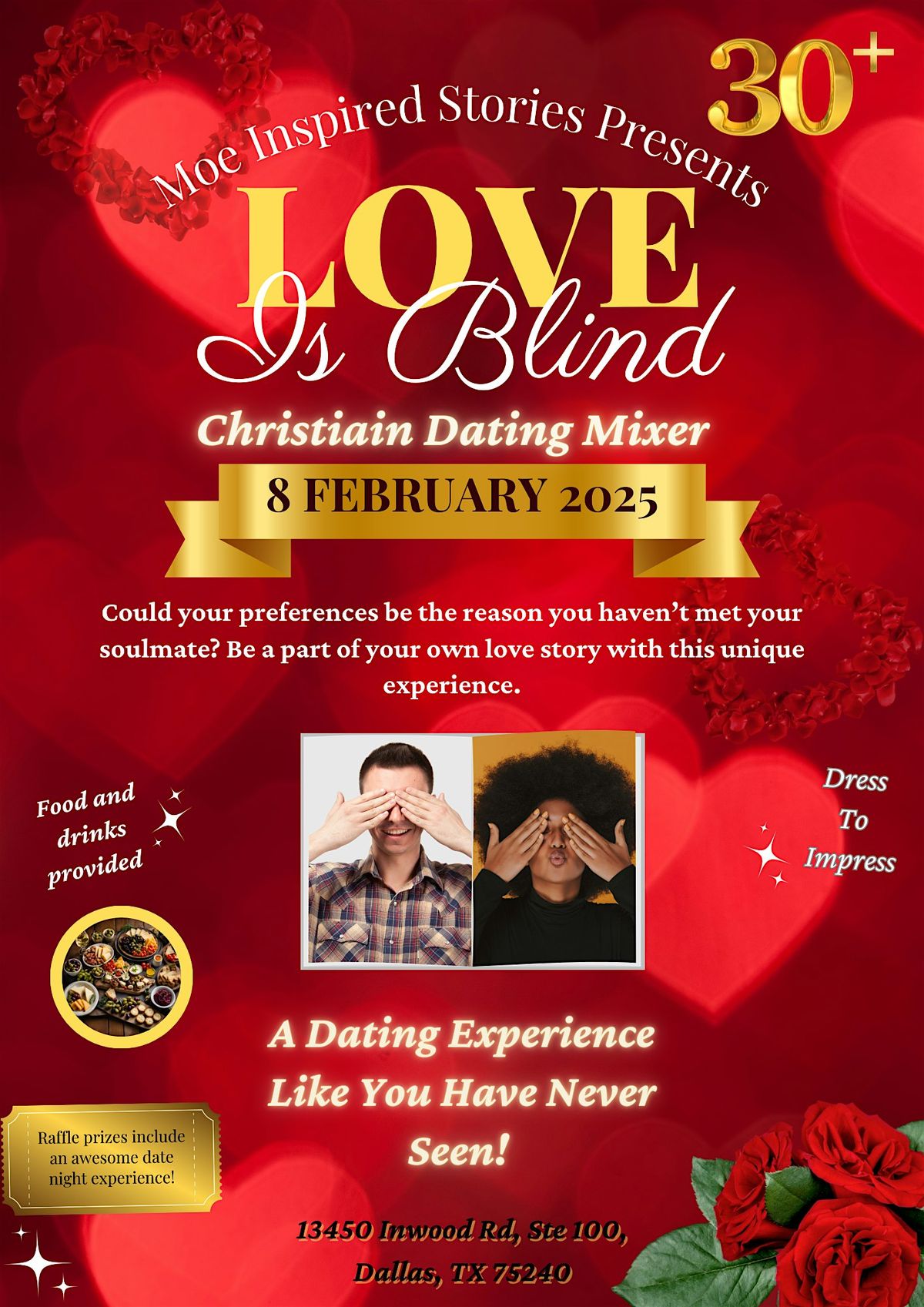 Love Is Blind: Christian Dating Mixer 30s & 40s