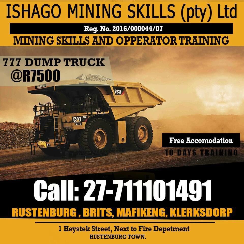 777 dump trck training center in rustenburg \/ lesotho