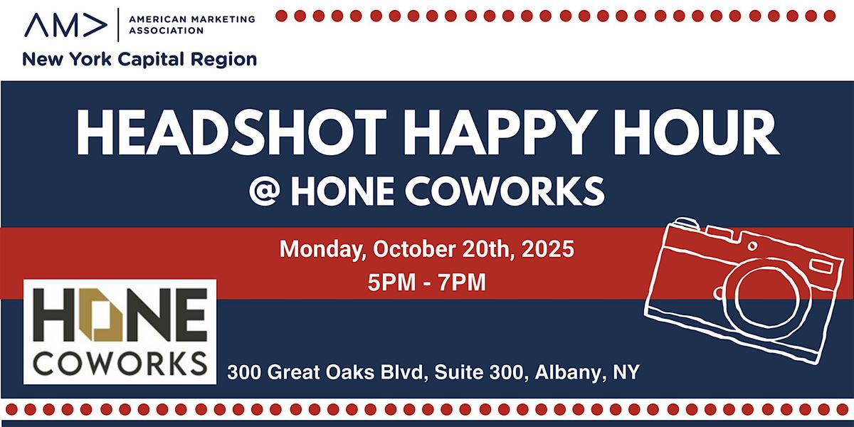 Headshot Happy Hour @ Hone Coworks
