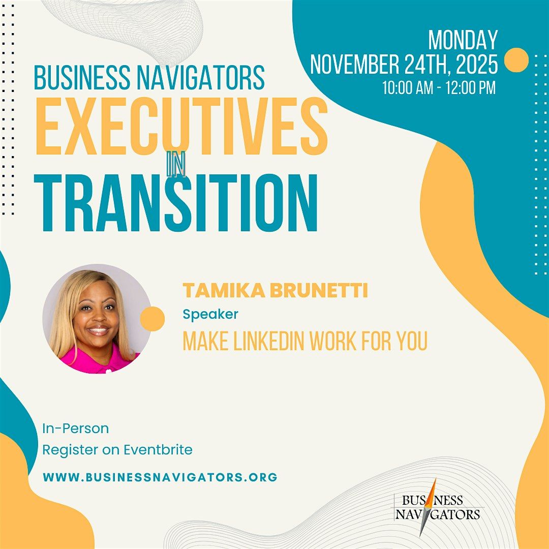 November 24th Executives in Transition
