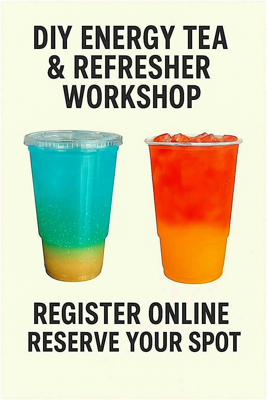 DIY Energy Tea & Refresher Workshop