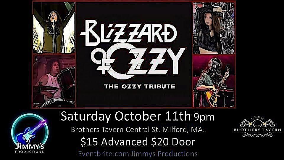Ozzy Osbourne Tribute- Blizard of Ozzy