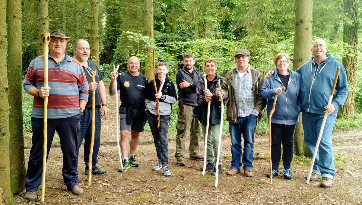 Whittle your own Merlin Staff, Walking Stick or Foraging Crook - Canterbury