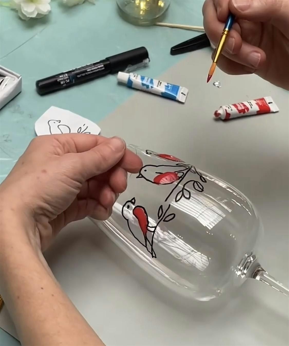 Christmas Glass Painting Workshop