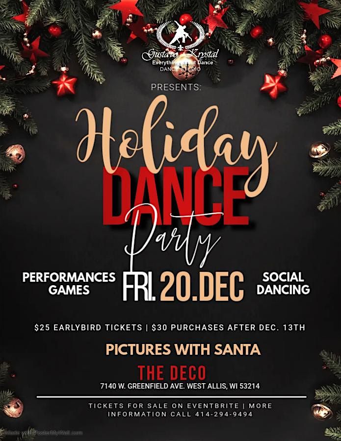 Holiday Dance Party Hosted by Gustavo Krystal Dance