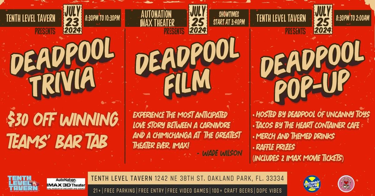 Deadpool Pop-up Week!